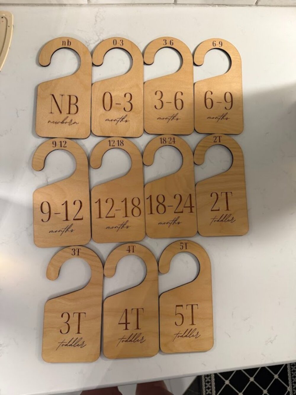 Wooden Nursery Closet Dividers